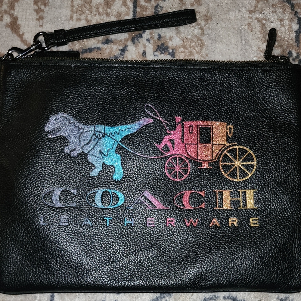 Oversized Coach wristlist